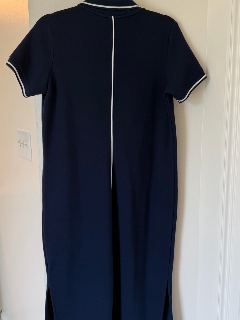 SPANX Women’s Navy Polo-Style Short Sleeve Dress